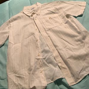White Old Navy button up